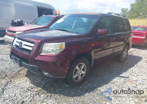 2007 Honda Pilot Ex-L из США, поврежденный, VIN 2HKYF18637H536664